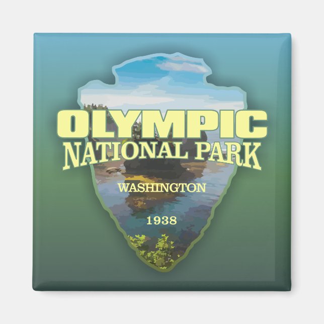 Olympic NP (arrowhead) Magnet (Front)