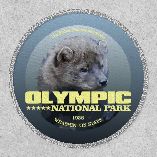 Olympic NP Fisher Cat WT  Patch