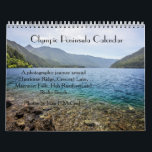 Olympic Peninsula Calendar<br><div class="desc">Fine art images taken around the Olympic Peninsula in June 2015.  Photos are of Hurricane Ridge views overlooking the mountaintops,  Beautiful Crescent Lake,  Marymere Falls,  Hoh Rainforest,  and Rialto Beach at sunset and a sunset view of the mountains from the air approaching the airport.</div>