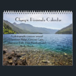 Olympic Peninsula Calendar<br><div class="desc">Fine art images taken around the Olympic Peninsula in June 2015.  Photos are of Hurricane Ridge views overlooking the mountaintops,  Beautiful Crescent Lake,  Marymere Falls,  Hoh Rainforest,  and Rialto Beach at sunset and a sunset view of the mountains from the air approaching the airport.</div>