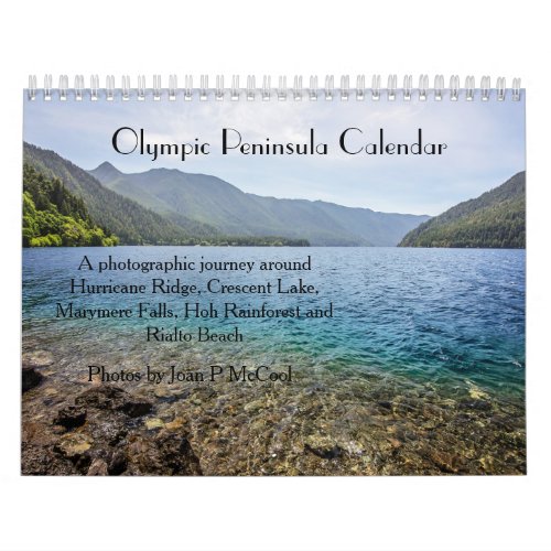 Olympic Peninsula Calendar