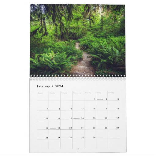 Olympic Peninsula Calendar Zazzle