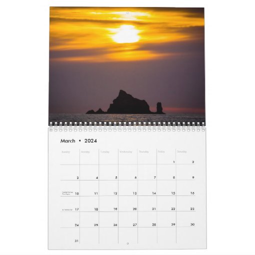 Olympic Peninsula Calendar Zazzle