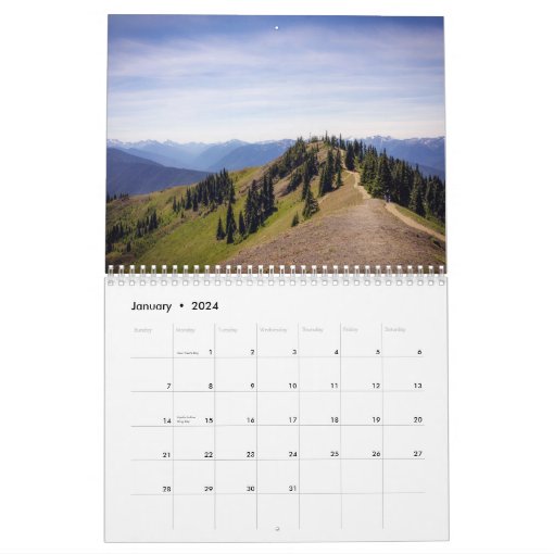 Olympic Peninsula Calendar Zazzle