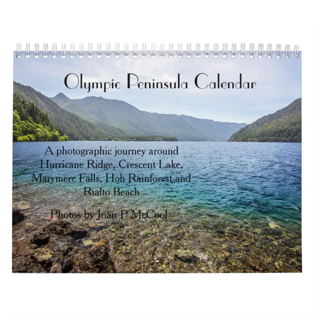 Olympic Peninsula Calendar Zazzle