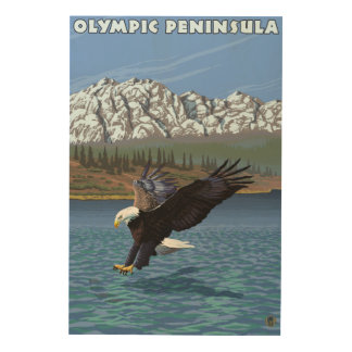 Olympic Peninsula, WashingtonFishing Eagle Wood Wall Decor