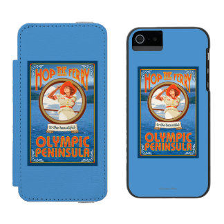 Olympic Peninsula, WashingtonHop the Ferry iPhone SE/5/5s Wallet Case
