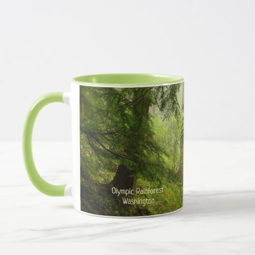 Olympic Rainforest Washington Photo Mug