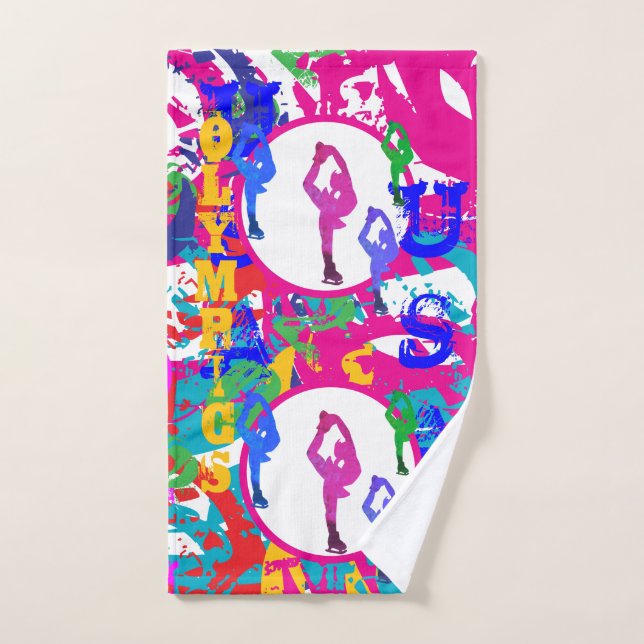 OLYMPIC SKATING  BATH TOWEL SET (Hand Towel)