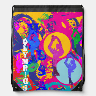 OLYMPIC SKATING  DRAWSTRING BAG