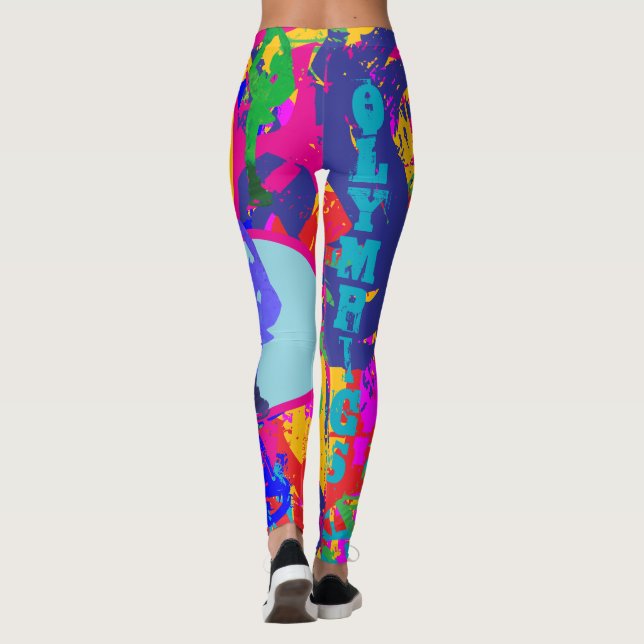 OLYMPIC SKATING  LEGGINGS (Back)