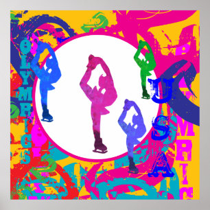 OLYMPIC SKATING POSTER