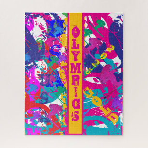 OLYMPIC SKIING JIGSAW PUZZLE