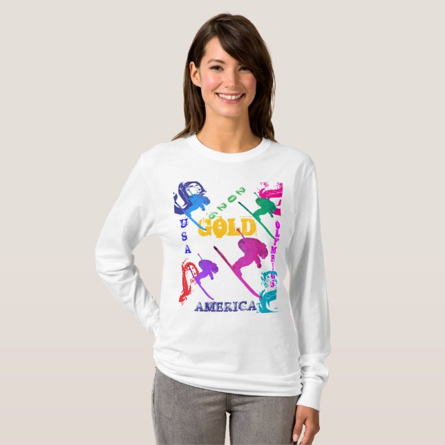 OLYMPIC SKIING T-Shirt (Front Full)