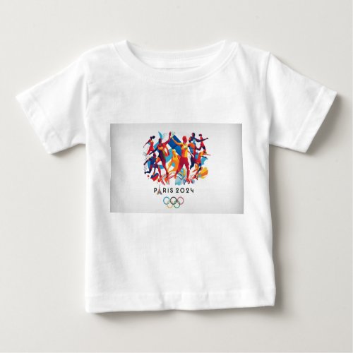 Olympic Spirit Watercolor T_Shirt