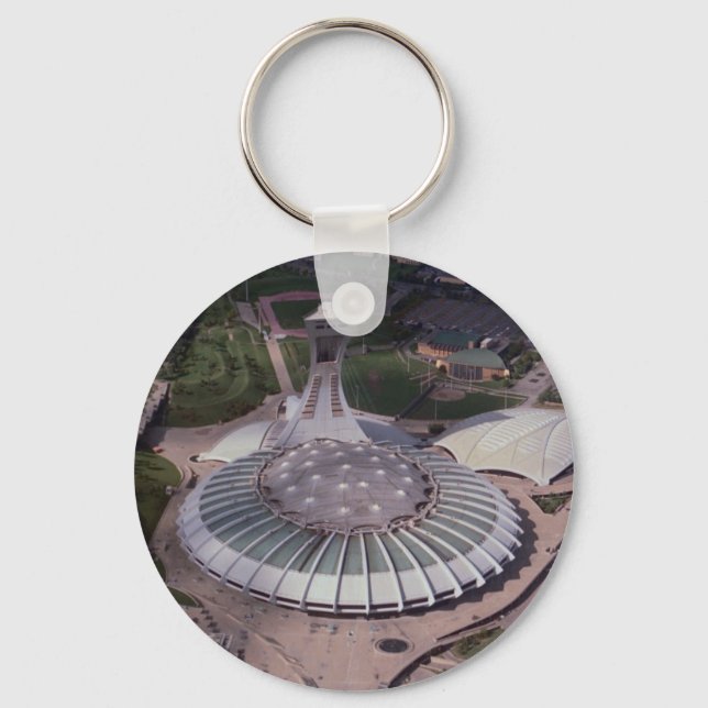 Olympic Stadium, Montreal, Quebec, Canada Keychain (Front)
