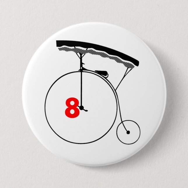 Olympic Swimmer 8 Button (Front)