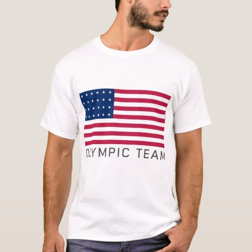 OLYMPIC TEAM Flag T_Shirt
