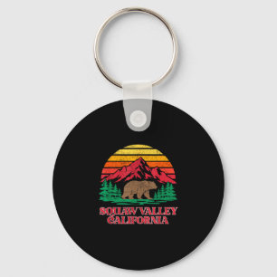Olympic valley california grizzly bear vintage keychain