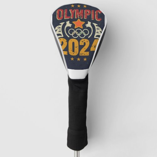 Olympics 2024 Unleashed Rings of Victory Design Golf Head Cover