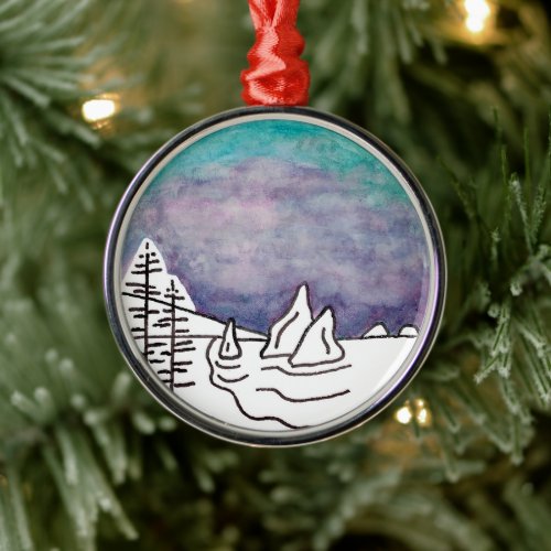 Olympics National Park Storm Sky Ornament