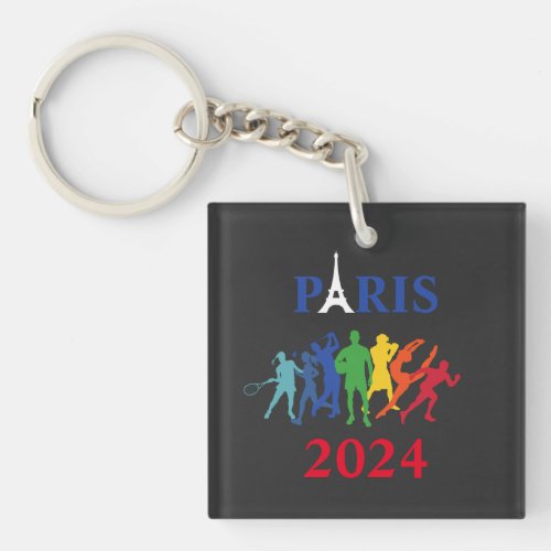 OLYMPICS PARIS FRANCE 2024  KEYCHAIN