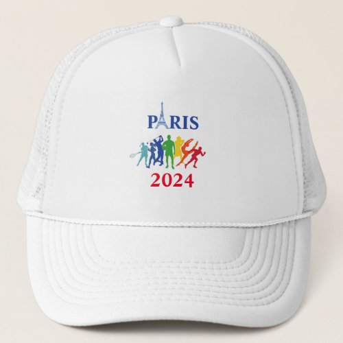 OLYMPICS PARIS FRANCE 2024  TRUCKER HAT