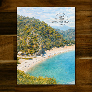 Olympos Beach, Antalya Province Turkey Keepsake Postcard