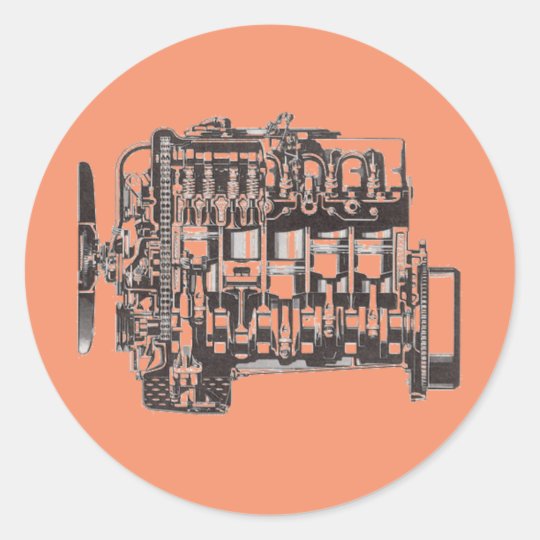 OM617 Engine Sticker | Zazzle.com