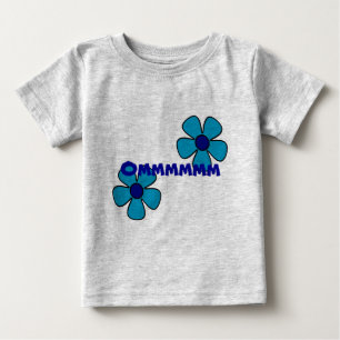 Om and Flowers - Baby Yoga Clothes T-Shirt