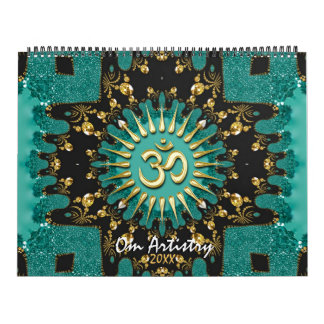 OM Artistry Yoga New Age Meditational Calendars