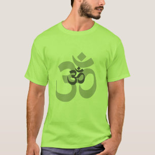 Om Aum grey design for men T-Shirt