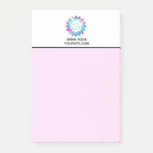 *~* Om Aum Lotus Flower Mandala Post-it Notes