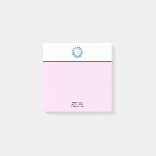 *~* Om Aum Mandala Water Lily Lotus Flower Post-it Notes