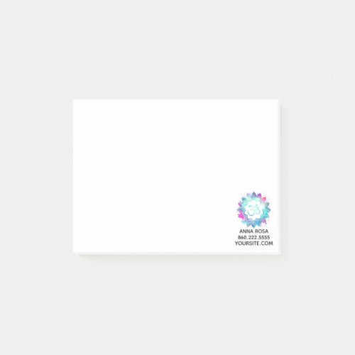 *~*  Om Aum Mandala Water Lily Lotus Post-it Notes