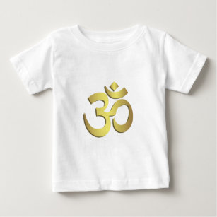 Om ( Aum ) Namaste yoga symbol baby shirt