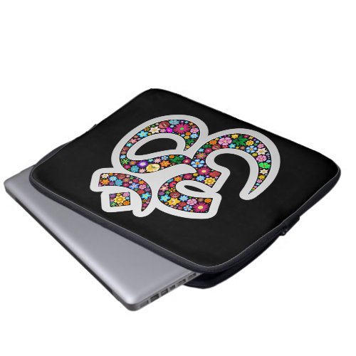 Om Aum Namaste Yoga Symbol Laptop Sleeve