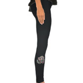 Om Aum Namaste Yoga Symbol Leggings (Right Leg)