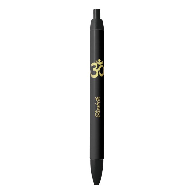 Om ( Aum ) Namaste yoga symbol Pen (Front Vertical)