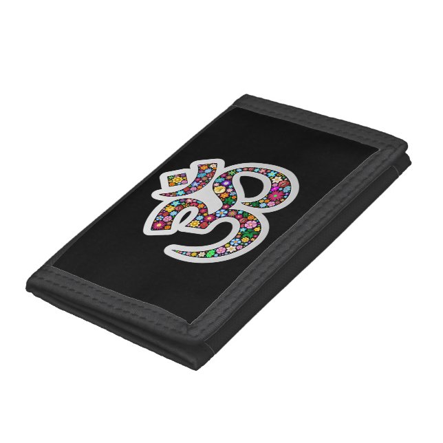 Om Aum Namaste Yoga Symbol wallet (Bottom)