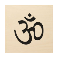 Om Aum outline Icon, Hinduism Symbol, black white 