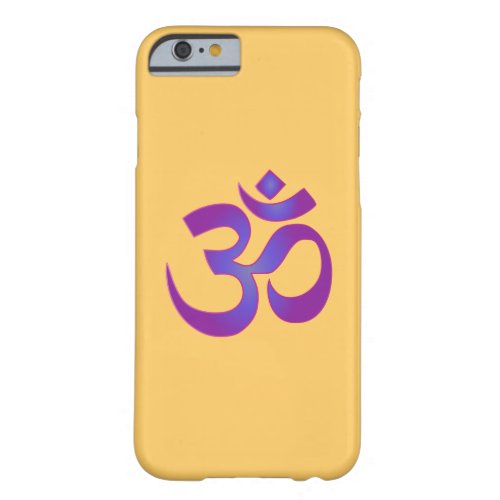 Om Aum Pink and Purple Zen Yoga Meditation Symbol Barely There iPhone 6 Case