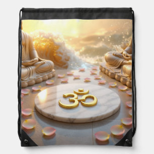 OM - AUM - ZEN BUDDHISM DRAWSTRING BAG