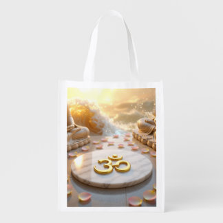 OM - AUM - ZEN BUDDHISM GROCERY BAG