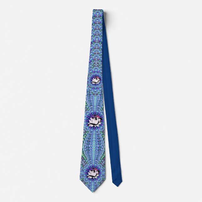 Om Blue Tie (Front)