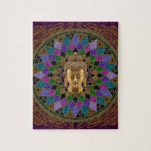 Om Buddha Mandala Jigsaw Puzzle