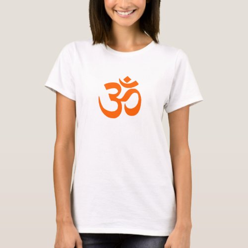 Om chant for meditation or yoga session T_Shirt