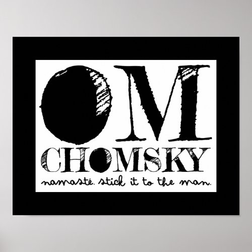 Om Chomsky Poster
