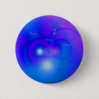 Om Circle Pinback Button