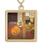 Om Collages Beautiful Necklace at Zazzle